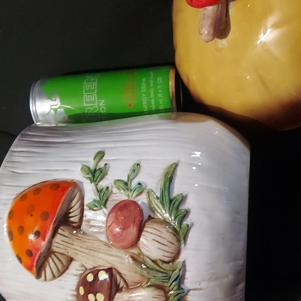 Rare Sears Merry Mushroom Xl Cookie Jar. Japan Sticker *update 145 To 75 - Picture 4 of 5